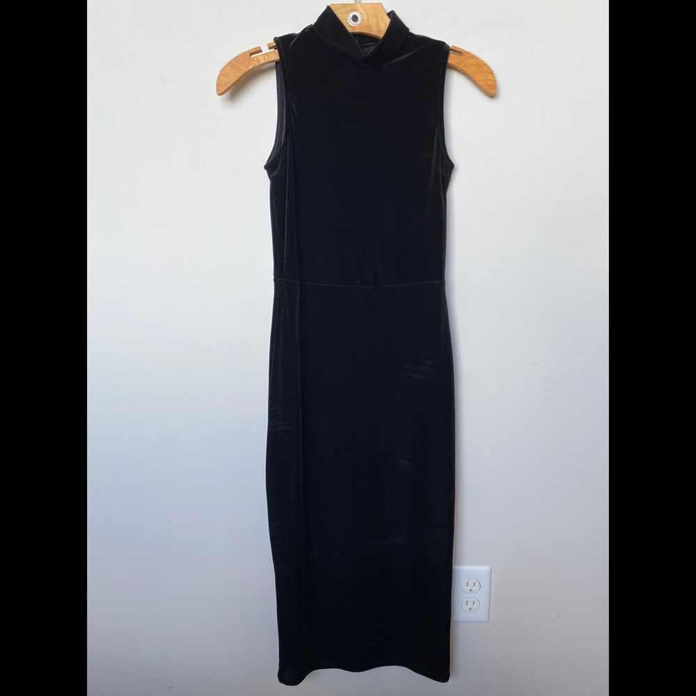 Black Velvet Dress Size S